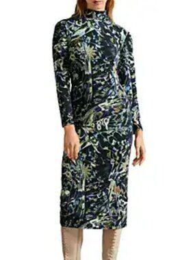 ted baker zaaraa one shoulder dress Shoulder Dress Ted Baker Drape Dress Ted Baker Abinaa One Shoulder Metalic  Drape Midi Dress In